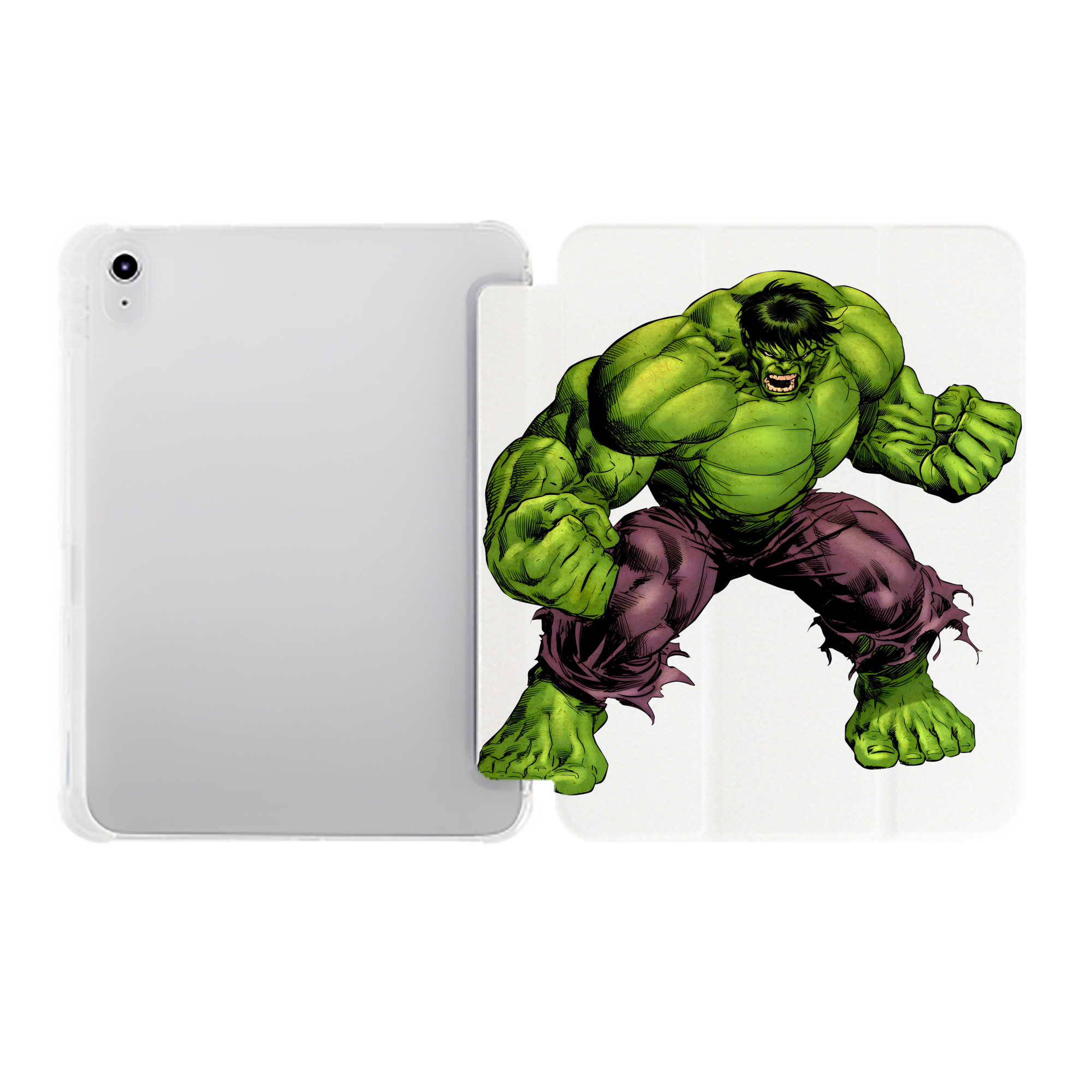 （画像用） アベンジャーズ The Avengers IPad ケース ペン収納付き 三つ折りスタンド PUレザー×シリコン 対応機種9.5/10.5/10.9インチ